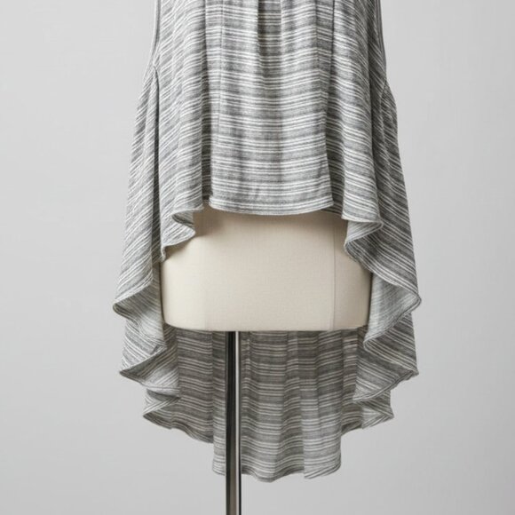 NWOT Free People Ivory Navy High-Low Tie Tank XS - Picture 10 of 12